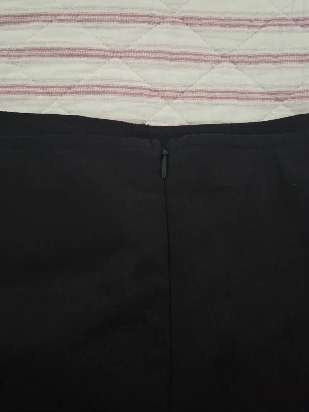 Princess Polly Black Mini Skort with Zip Detail size US12